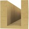Ekena Millwork 4in. W x 4in. H x 28in. L Greensboro Woodgrain TimberThane Rafter Tail, Primed Tan RFTUR04X04X28GRNRCPR - alternate 5